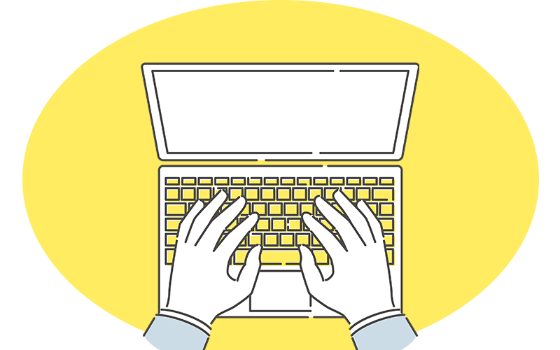 サービスの流れ 必要事項を入力・送信